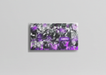 Garou One Punch Man velvet wall tapestry – hero hunter in manga panel collage style dripping in purple and black with Garou name front and center